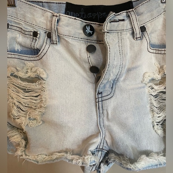 ONE Teaspoon Distressed Jeans Size 25 - Picture 8 of 16